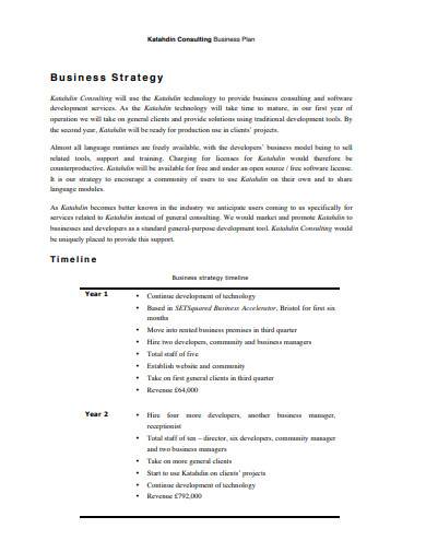 business consultancy business plan pdf