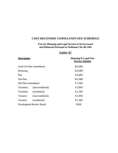 FREE 10 Consultant Fee Schedule Samples In PDF MS Word