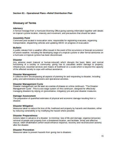 distribution for business plan example