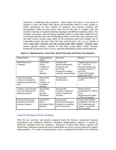 downtown retail action plan template