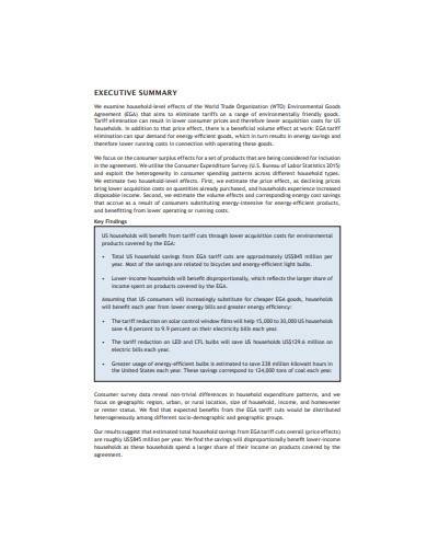 environmental goods agreement sample in pdf