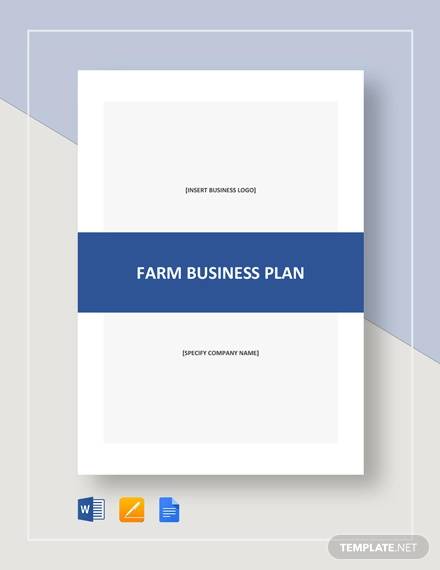 FREE 13 Farm Business Plan Templates In PDF MS Word Google Docs 