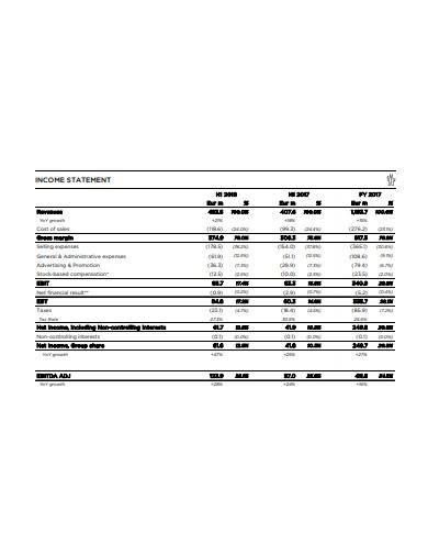 formal retail income statement in pdf