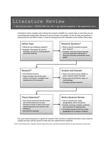 literature review sample