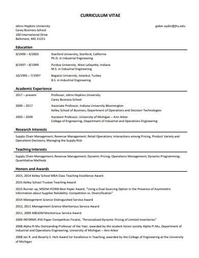 printable retail cv