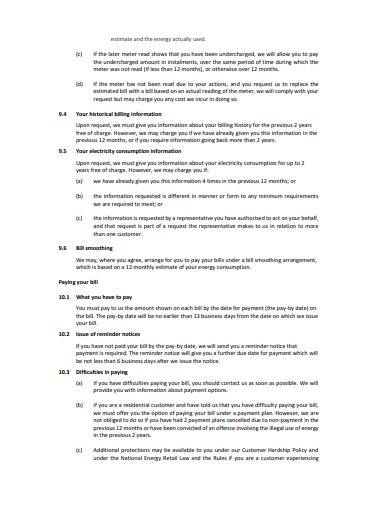 retail contract template