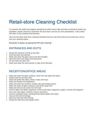 free-5-retail-store-cleaning-checklist-samples-in-pdf-ms-word