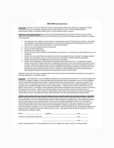 team agreement in pdf