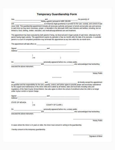 free-6-temporary-guardianship-form-samples-in-pdf-ms-word