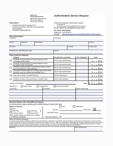 FREE 10 Request For Authentication Samples In PDF MS Word