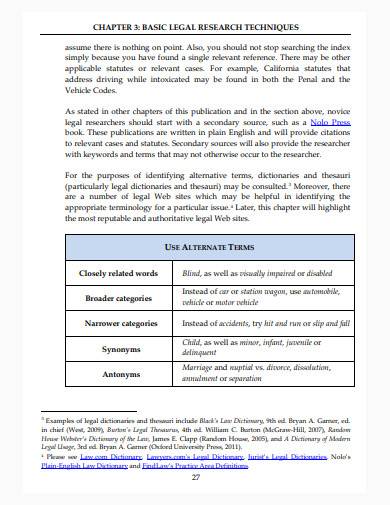 FREE 10 Legal Research Form And Samples In PDF MS Word