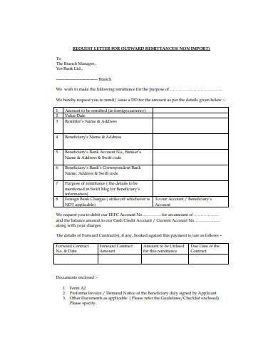 formal document request letter template