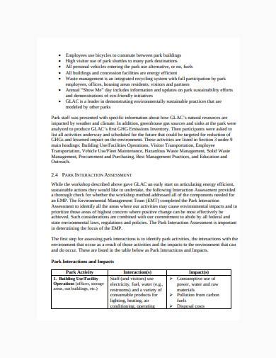 FREE 10 Environmental Management Plan Samples In PDF MS Word