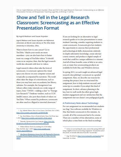 formal legal research sample