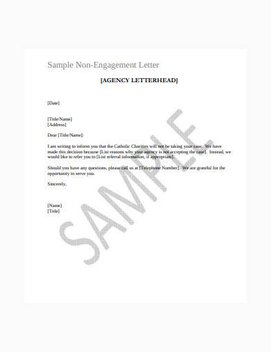 non engagement letter in pdf