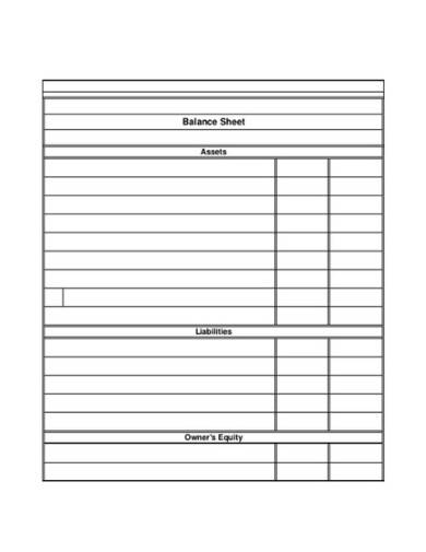 accounting balancesheet template