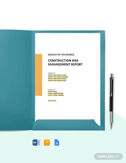 construction weekly quality report template