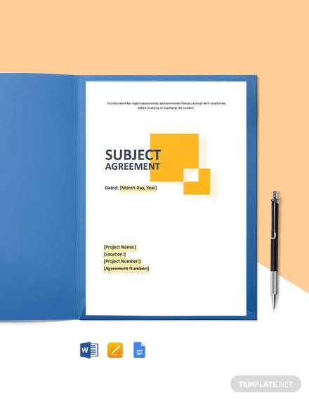 free simple construction agreement template