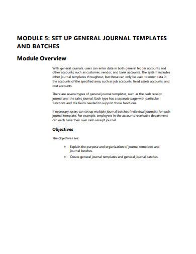 general journal template