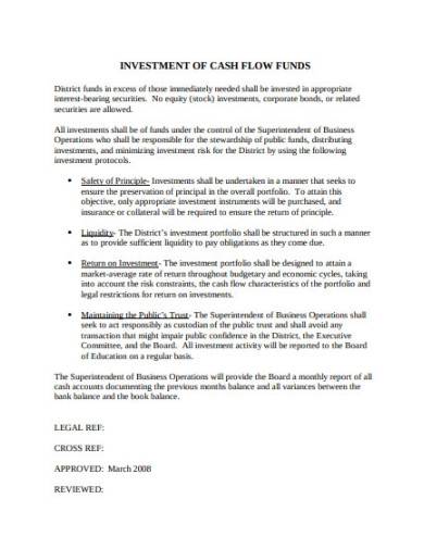 investment cash flow fund