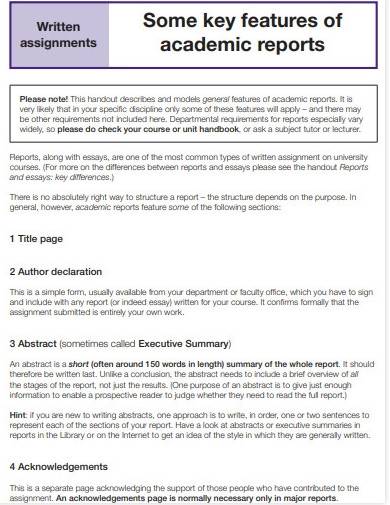 FREE 11 Academic Research Report Samples Templates In PDF