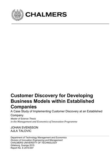 customer discovery for developing business