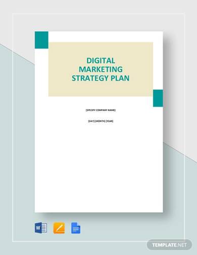 digital marketing business plan doc