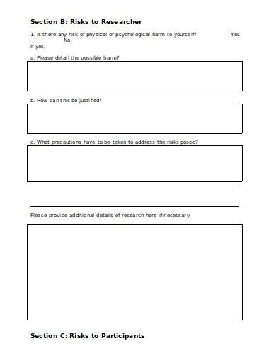 ethics research approval form