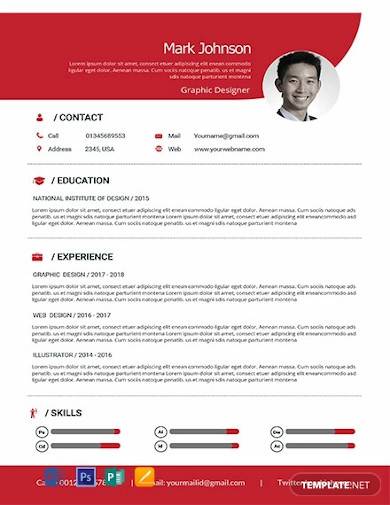 free graphic designer resume