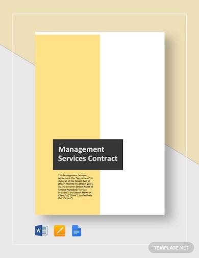 managed services contract template