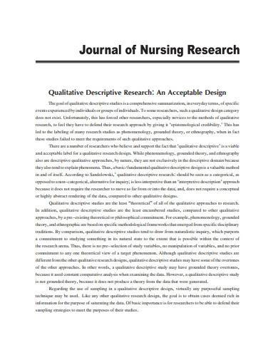 qualitative descriptive research template1