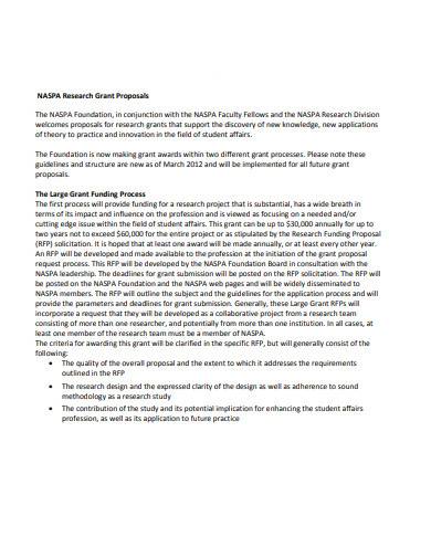 science research grant proposal