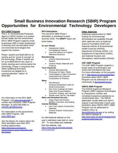 research innovation fact sheet