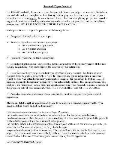 research paper proposal template