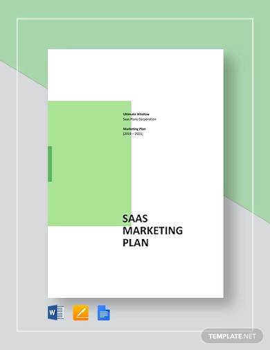 saas marketing plan sample