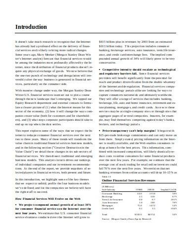 equity research report sample pdf