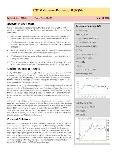 investment research report template