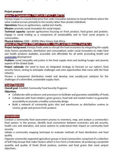 FREE 8 Charity Project Proposal Samples Templates In PDF MS Word