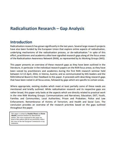 standard research gap analysis