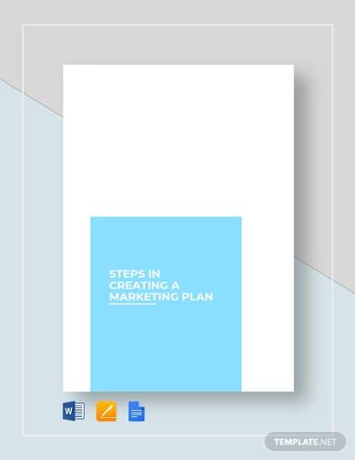 step marketing plan sample