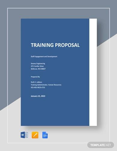 basic training proposal template