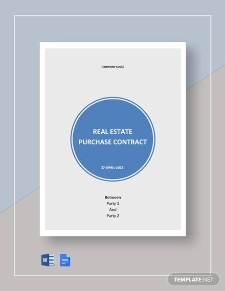 free commercial real estate purchase contract template