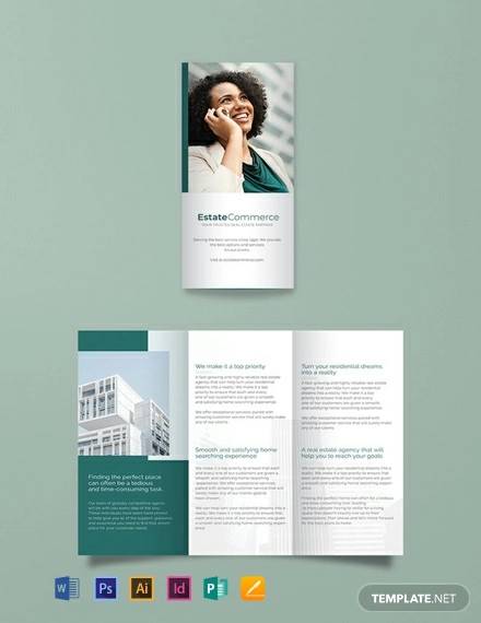 free corporate real estate brochure template