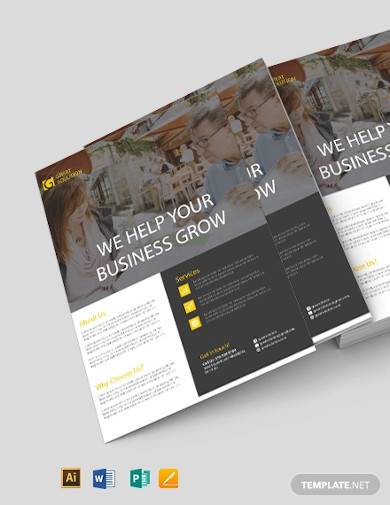 free corporate strategy flyer template