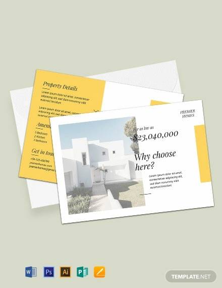 free real estate postcard template