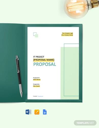free simple it project proposal template
