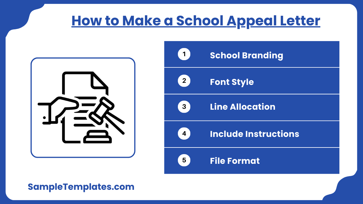 how to make a school appeal letter