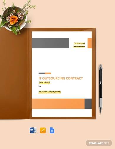 it outsourcing contract sample