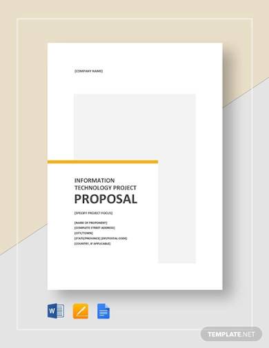 it project proposal template