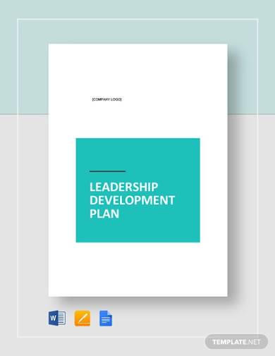 leadership development plan template